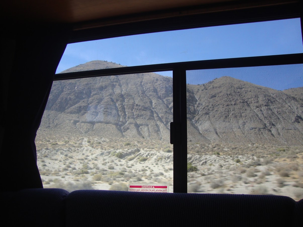 On the road near Black Rock desert
